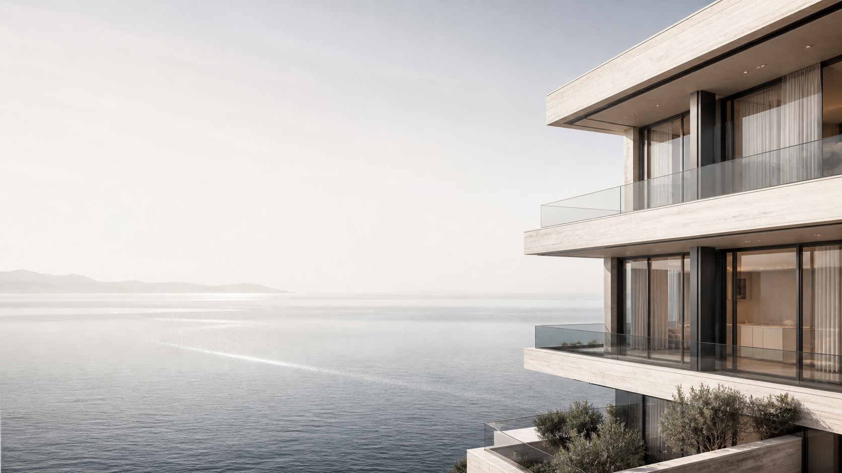 Residenza contemporanea vicino al mare Adriatico